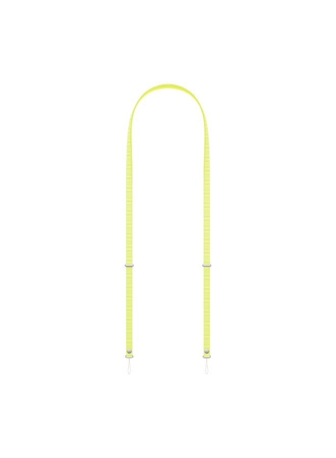 Phone Lanyard Crossbody Strap for Phones, Adjustable Anti-Theft Neck Holder with Magnetic Strap & Quick Release Neon Yellow color. - Image 1